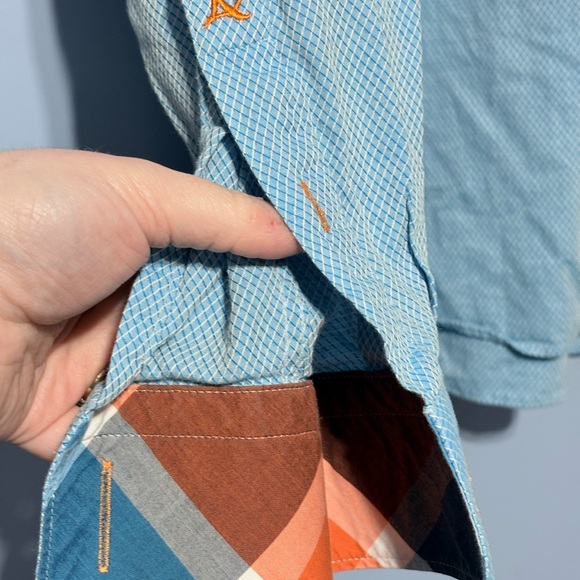 Men's Blue Button-Up Jacket - Picture 3 of 12